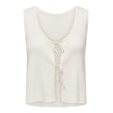 JDY Alexandra S/L Vendbar Binde Top - Cloud Dancer