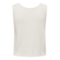 JDY Alexandra S/L Vendbar Binde Top - Cloud Dancer