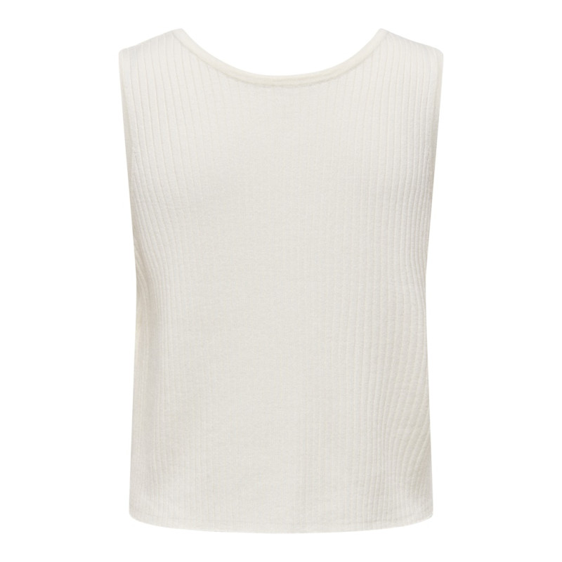 JDY Alexandra S/L Vendbar Binde Top - Cloud Dancer