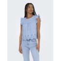 ONLY Silla Flæse Top - Bel Air Blue