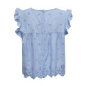 ONLY Silla Flæse Top - Bel Air Blue