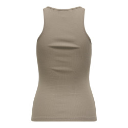 ONLY Kenya Rib Tanktop - Walnut