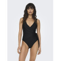 ONLY Julie Wrap Tie Badedragt - Sort