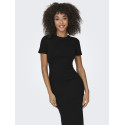 ONLY Belfast S/S Midi Kjole - Sort