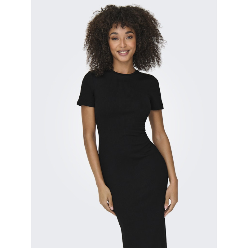 ONLY Belfast S/S Midi Kjole - Sort