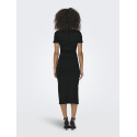 ONLY Belfast S/S Midi Kjole - Sort