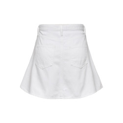 ONLY Eden Denim Nederdel - Hvid