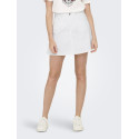 ONLY Eden Denim Nederdel - Hvid
