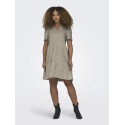 ONLY Tiri-Caro S/S Hør Kjole - Oxford Tan