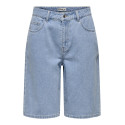 ONLY Thilda Lange Shorts - Light Blue Denim