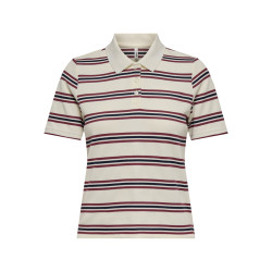 ONLY Evie S/S Polo - Antique White
