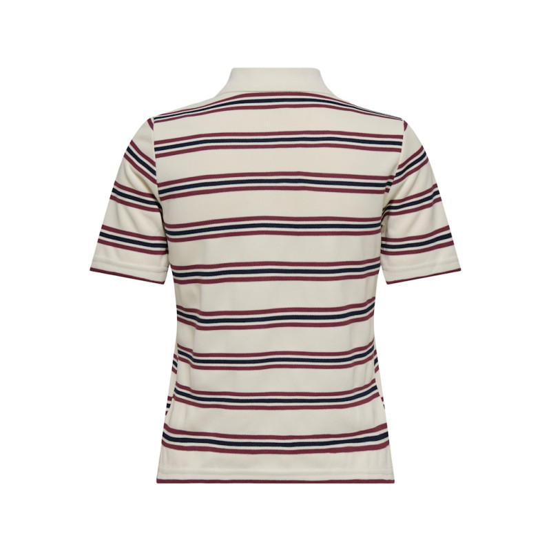 ONLY Evie S/S Polo - Antique White
