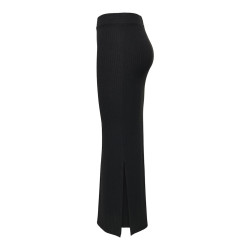 ONLY Emma Lang Nederdel - Sort