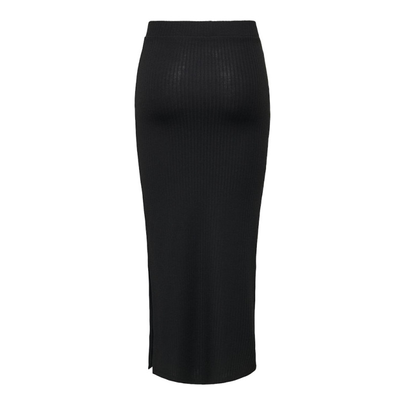 ONLY Emma Lang Nederdel - Sort