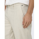 ONLY & SONS Mark 0011 Hør Shorts - Silver Lining
