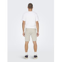 ONLY & SONS Mark 0011 Hør Shorts - Silver Lining