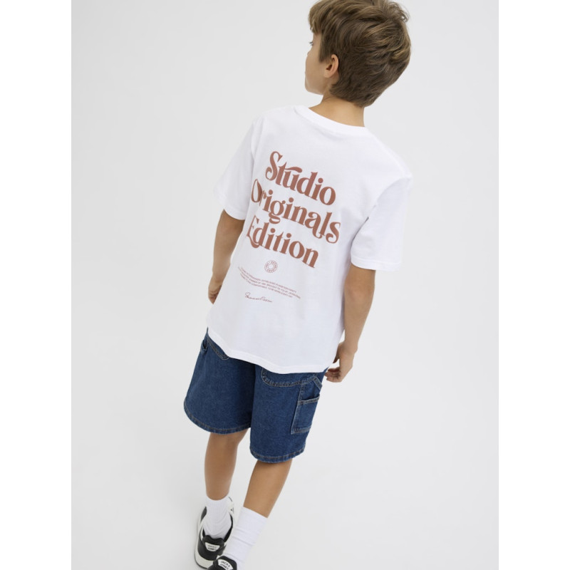 JACK & JONES JUNIOR Acapulco Type T-shirt - Bright White