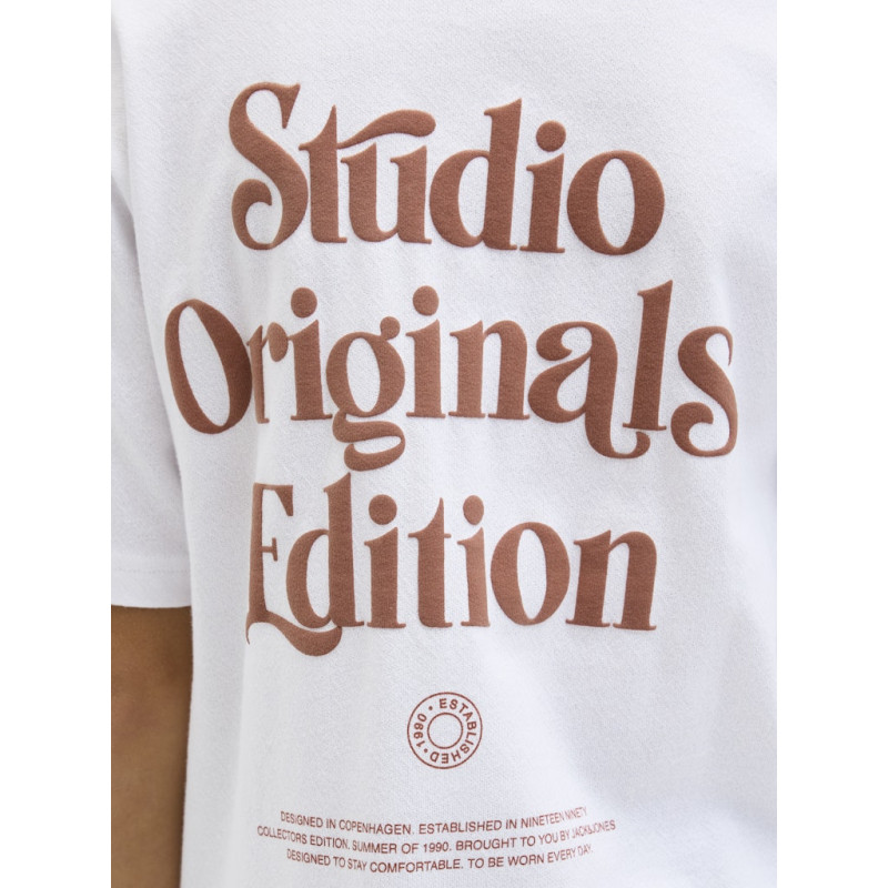 JACK & JONES JUNIOR Acapulco Type T-shirt - Bright White