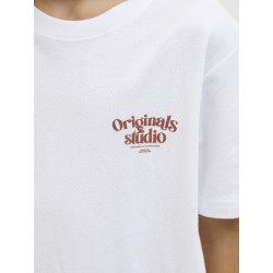 JACK & JONES JUNIOR Acapulco Type T-shirt - Bright White