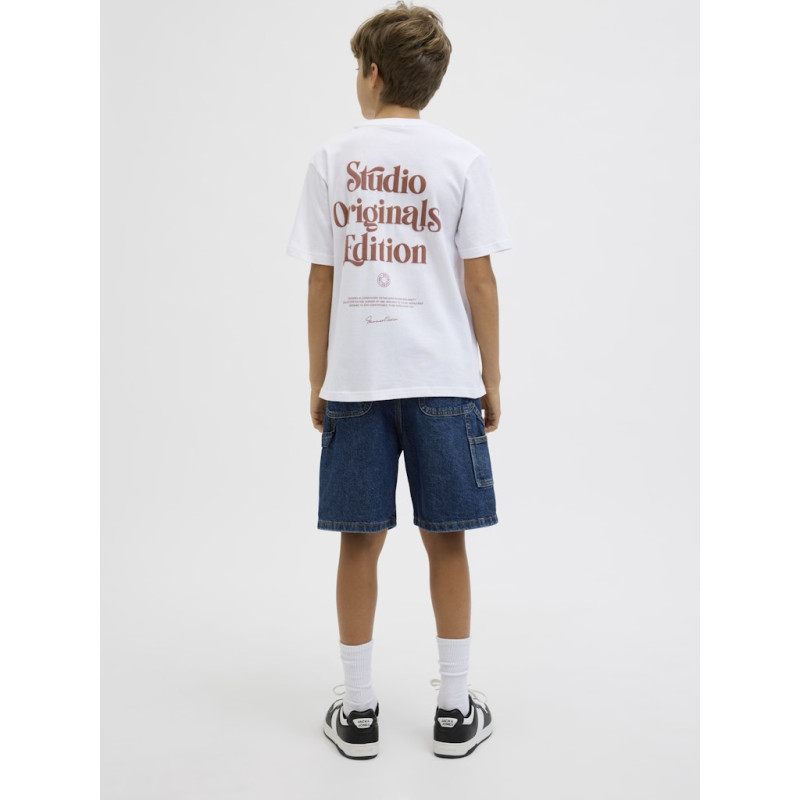 JACK & JONES JUNIOR Acapulco Type T-shirt - Bright White