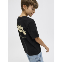 JACK & JONES JUNIOR Acapulco Type T-shirt - Sort