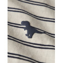 NAME IT MINI Voby T-shirt - Whitecap Gray / Navy Blazer