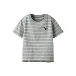 NAME IT MINI Voby T-shirt - Slate Gray