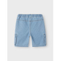 NAME IT KIDS Ryan Cargo Denim Shorts 3950 - Light Blue Denim