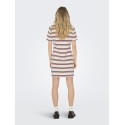 ONLY Evie S/S Polo Kjole - Antique White