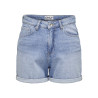 ONLY Josephine Stretch Denim Shorts - Light Blue Denim