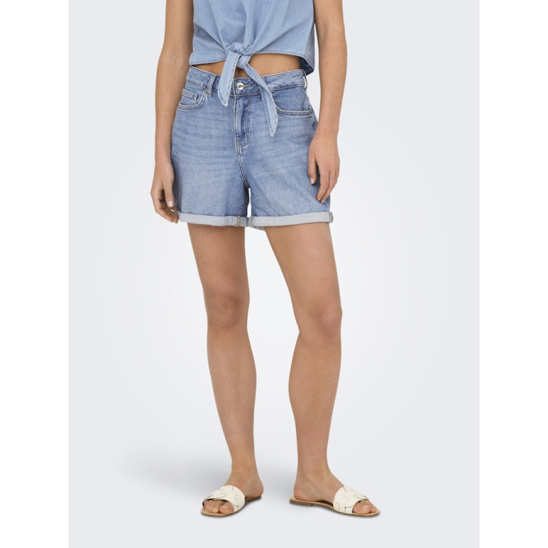 ONLY Josephine Stretch Denim Shorts - Light Blue Denim