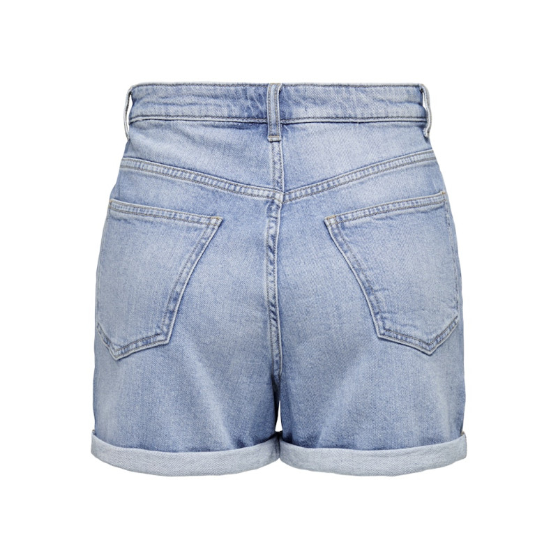 ONLY Josephine Stretch Denim Shorts - Light Blue Denim
