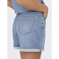 ONLY Josephine Stretch Denim Shorts - Light Blue Denim