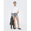 ONLY Josephine Stretch Denim Shorts - Medium Grey Denim