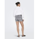 ONLY Josephine Stretch Denim Shorts - Medium Grey Denim