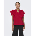 ONLY Sunny Capsl Flæse Top - High Risk Red