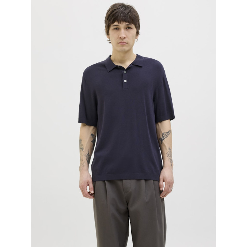 JACK & JONES PREMIUM William S/S Polo - Night Sky