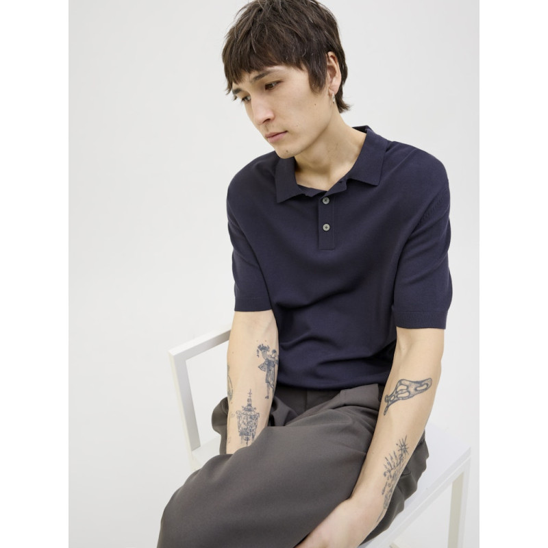 JACK & JONES PREMIUM William S/S Polo - Night Sky