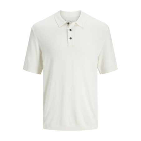 JACK & JONES PREMIUM William S/S Polo - Cloud Dancer