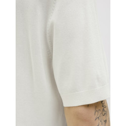 JACK & JONES PREMIUM William S/S Polo - Cloud Dancer