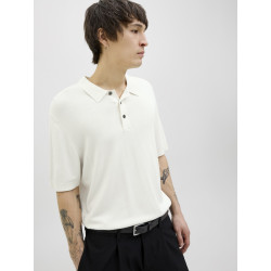 JACK & JONES PREMIUM William S/S Polo - Cloud Dancer