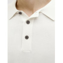 JACK & JONES PREMIUM William S/S Polo - Cloud Dancer