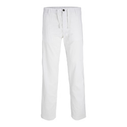 JACK & JONES Kane Hybrid Bondi Hør Joggingbukser - Hvid