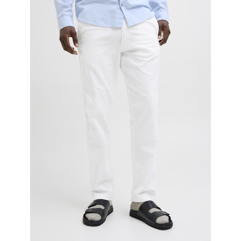 JACK & JONES Kane Hybrid Bondi Hør Joggingbukser - Hvid