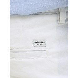 JACK & JONES Kane Hybrid Bondi Hør Joggingbukser - Hvid