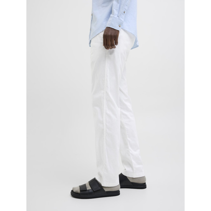 JACK & JONES Kane Hybrid Bondi Hør Joggingbukser - Hvid