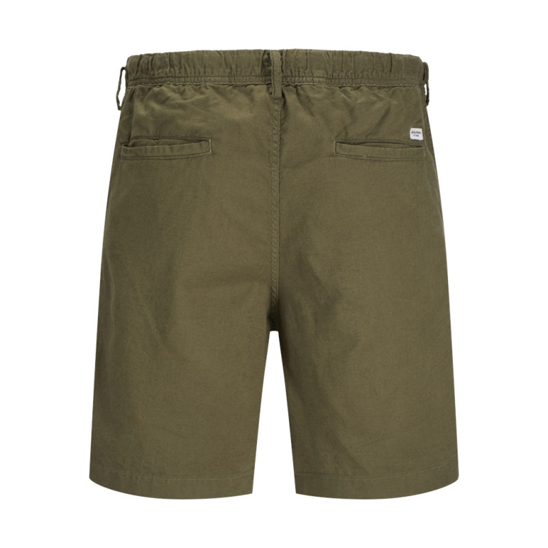 JACK & JONES Jaiden Campaign Hybrid Hør Shorts - Olive Night