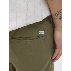 JACK & JONES Jaiden Campaign Hybrid Hør Shorts - Olive Night