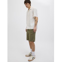 JACK & JONES Jaiden Campaign Hybrid Hør Shorts - Olive Night