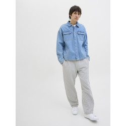 JACK & JONES Karl May Jogging Bukser - Dark Navy / Cloud Dancer